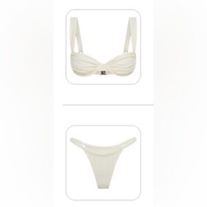 Rhodes Ivory Swimsuit / Bathing suit - Vacay Swimwear